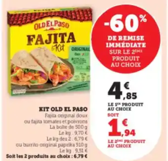 Hyper U KIT OLD EL PASO offre