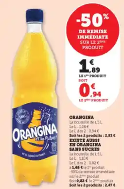 Hyper U ORANGINA offre