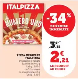 Hyper U ITALPIZZA Pizza surgelee offre