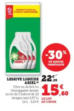 Hyper U ARIEL Lessive liquide offre