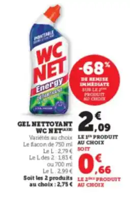 Hyper U WC NET Gel nettoyant offre