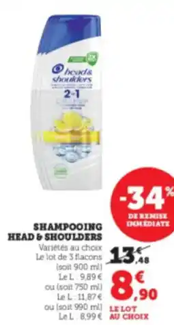 Hyper U HEAD & SHOULDERS Shampooing offre