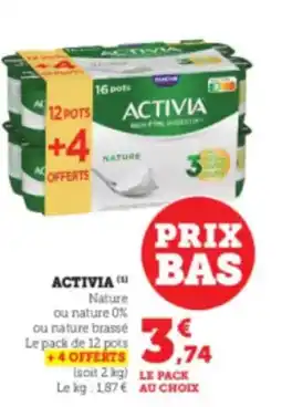 Hyper U ACTIVIA offre