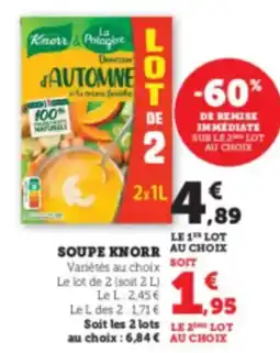 Hyper U KNORR Soupe offre