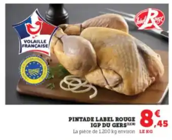 Hyper U Pintade label rouge igp du gers offre