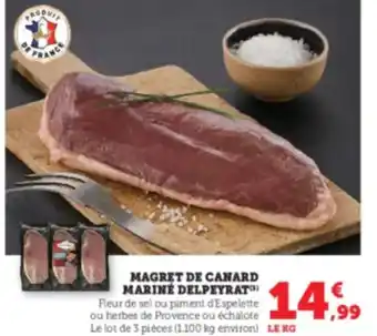 Hyper U Magret de canard marine delpeyrat offre