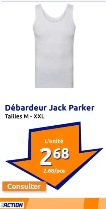 Action Debardeur jack parker offre