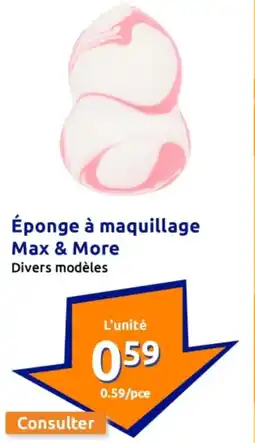 Action Eponge a maquillage max & more offre