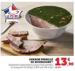 Hyper U Jambon persillé de bourgogne offre