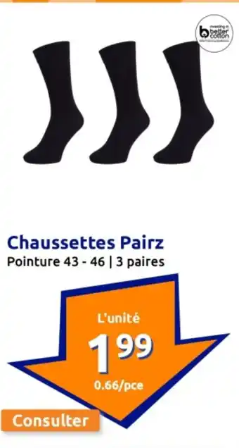 Action Chaussettes pariz offre