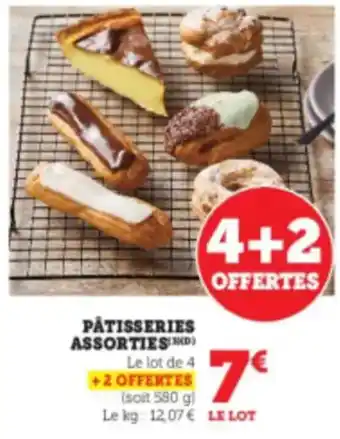 Hyper U Patisseries assorties offre