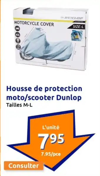 Action Houses de protection moto scooter dunloop offre