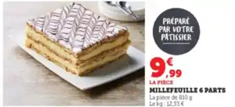 Hyper U Millefeuille 6 parts offre