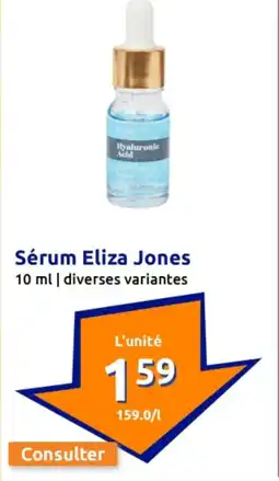 Action Serum Eliza jones offre