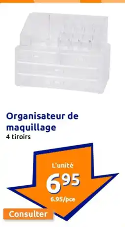 Action Organisateur de maquillage offre