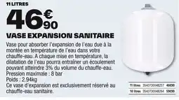 Brico Dépôt Vase expansion sanitaire offre