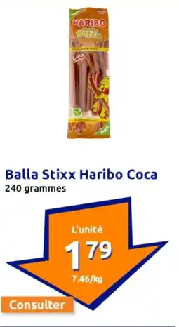 Action Balla stixx Haribo coca offre