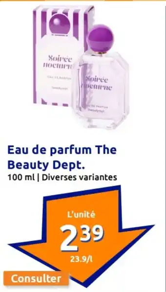 Action Eau de parfum the beauty dep offre