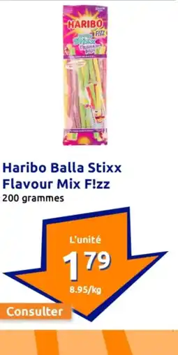 Action Haribo Balla Stixx Flavour Mix F!zz offre