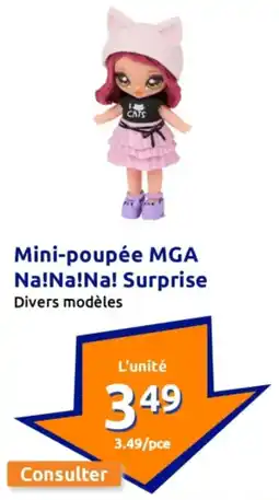 Action Mini popped mega nanana surprise offre