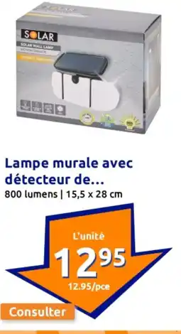 Action Lampe murale avec détecteur de offre