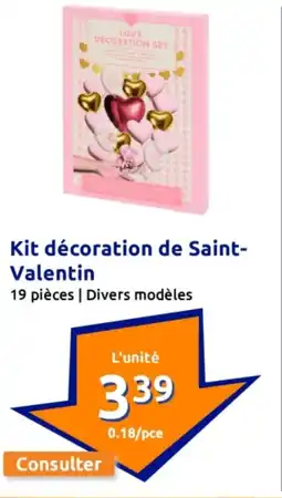 Action Kit decoration de saint valentin offre