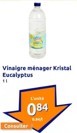 Action Vinaigre ménager kristal eucalyptus offre