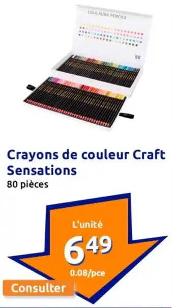 Action Crayons de couleur craft offre