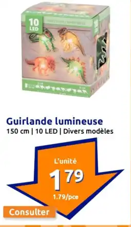 Action Guirlande lumineuse offre