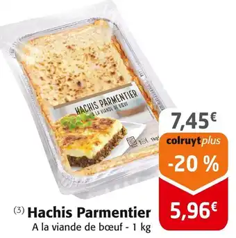 Colruyt HACHIS PARMENTIER offre