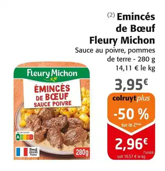 Colruyt FLEURY MICHON Emincés de Bœuf offre