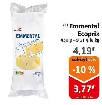 Colruyt ECOPRIX Emmental offre