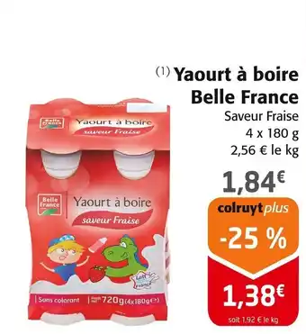 Colruyt BELLE FRANCE Yaourt à boire offre