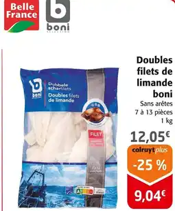 Colruyt BONI Doubles filets de limande offre