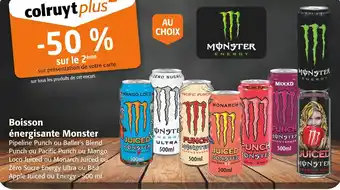 Colruyt MONSTER Boisson énergisante offre