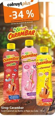 Colruyt LE SIROP CARAMBAR offre