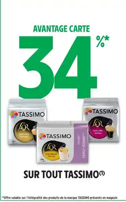 Intermarché Hyper TASSIMO Sur tout offre