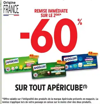 Intermarché Hyper APÉRICUBE Sur tout offre