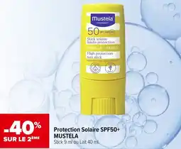 Carrefour maPara parapharmacie Mustela Protection Solaire SPF50+ offre