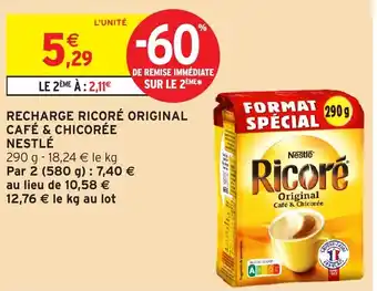 Intermarché Hyper NESTLÉ Recharge ricoré original café & chicorée offre