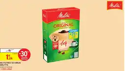 Intermarché Hyper MELITTA 80 filtres 1x4 brun offre