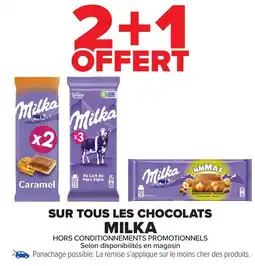 Carrefour Market MILKA Sur tous les chocolats offre