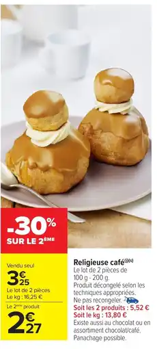 Carrefour Market Religieuse café offre