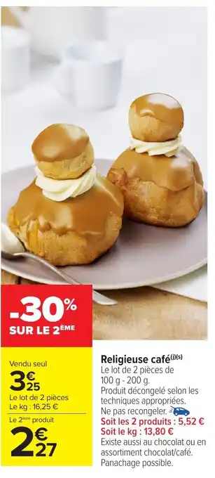 Carrefour Market Religieuse café offre