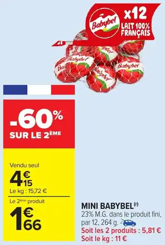 Carrefour Market MINI BABYBEL offre