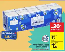 Carrefour Market CARREFOUR SOFT Mouchoirs Mini Confort offre