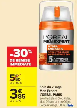 Carrefour Market L'ORÉAL PARIS Soin du visage Men Expert offre