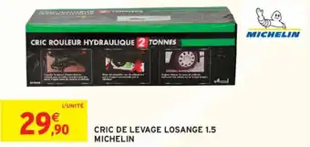 Intermarché MICHELIN Cric de levage losange 1.5 offre