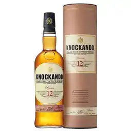 Carrefour KNOCKANDO Scotch Whisky Single Malt offre