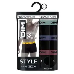 Carrefour DIM Boxers hommes MIX AND COLOR offre